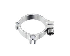 28.6mm Silver Bicycle Alloy Single Clamp-On Cable Housing Stop Brake Shift.