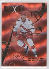 2023 Skybox E-X 2000 Double Helix Red Achievement /50 Sebastian Aho #DH-16 1g0e