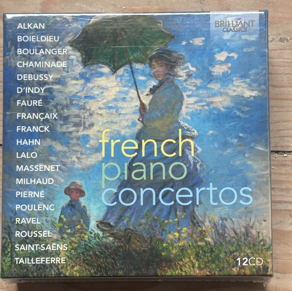 French Piano Concertos 12 CD Box set NEW