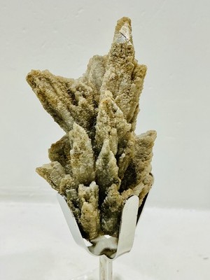 Calcit Pseudomorph nach Aragonit (Wüstenbildung) Set auf Aufsteller