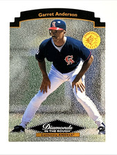 1995 UPPER DECK SP CHAMPIONSHIP DIAMONDS in the ROUGH DIE CUT #6 GARRET ANDERSON