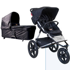 SET-Angebot - Mountain Buggy Terrain heritage V4 Kinderwagen + Babywanne onyx