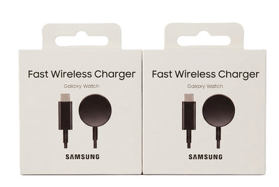 Samsung Galaxy Watch Fast Wireless Charger USB-C EP-OR900 Black (Pack of 2) NEW