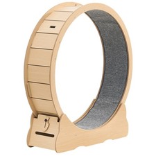 48in Cat Exercise Wheel, Quiet Indoor Pet Treadmill with Lock, Fitness Toy