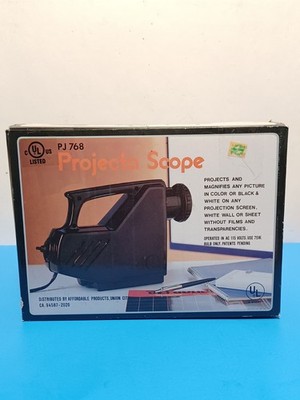 NEW ︎Projecta Scope Projectascope PJ 768 Projector Drawing Magnifies N.I.B.