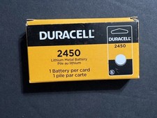 NIB Duracell 2450 Lithium 3V Coin Cell Batteries - 6 Count - Exp 03/2031