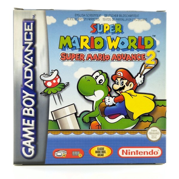 Nintendo Game Boy Advance Spiel : Super Mario World 2 Mario Advance 2 - Ovp Gba-image
