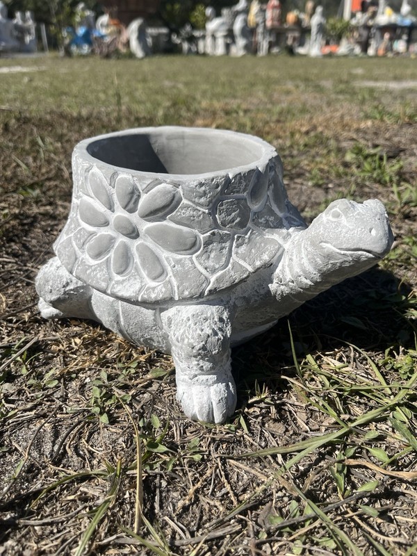 latex fiberglass mold. Make Concrete Or Plaster 81. 10 inches long turtle pot