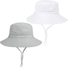 Baby Toddler Sun Hat,Boys Girls Bucket Hat for Kids UPF 50 Sun Protective Child