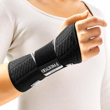 Tutore Polso Destro O Sinistro Leggero per Tunnel Carpale, Polsiera Ortopedica T