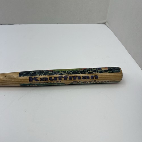 Vintage Rare MLB Kansas City Royals Kauffman Stadium Mini Bat Souvenir 2000 18” - Bild 6 von 14