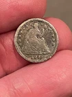 1840-P Seated Liberty Half Dime - With Drapery - Silver - 19th Century Type Coin