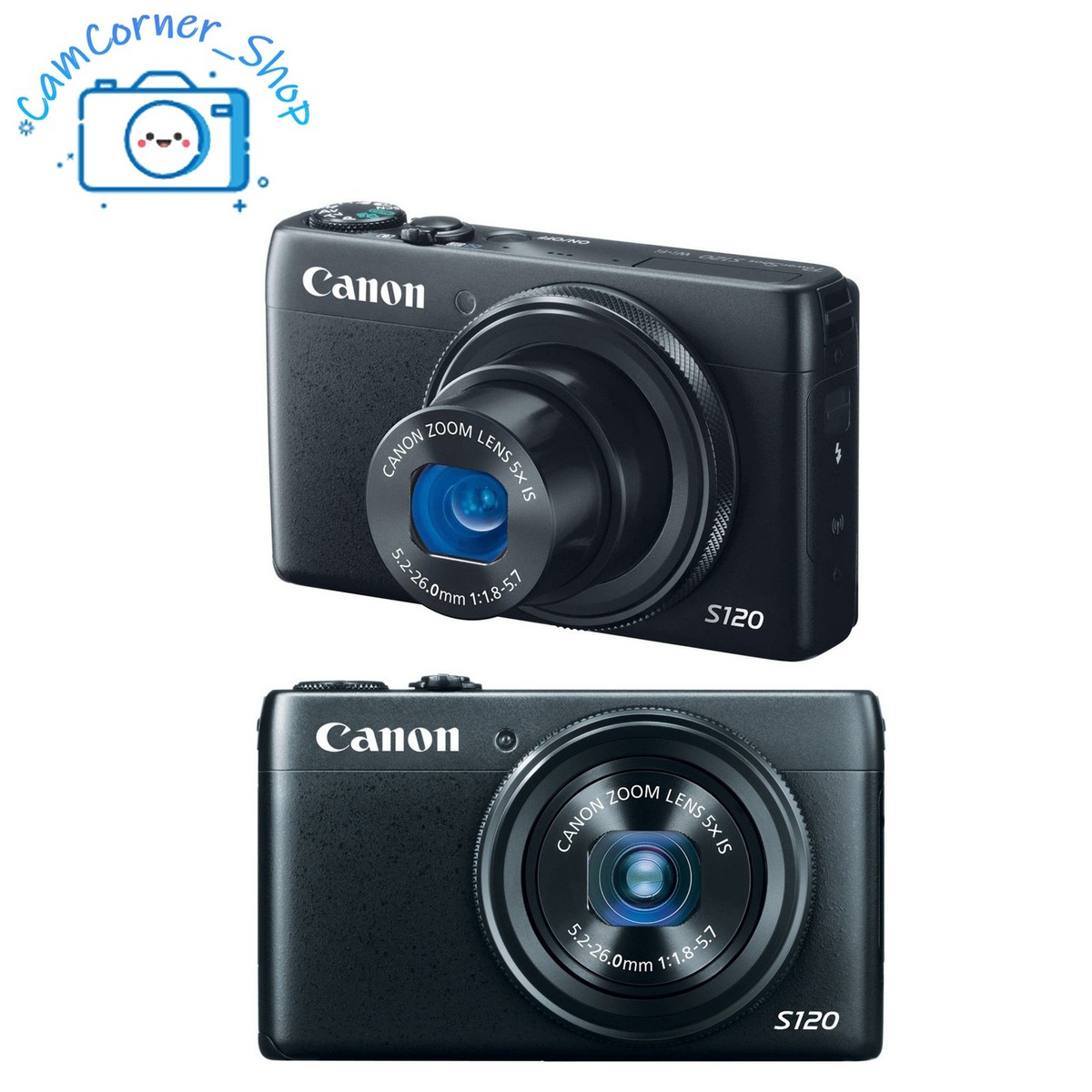 Canon PowerShot S120 Digital Camera f/1.8 Lens Wi-Fi Full HD 1080p