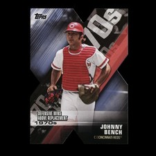 Johnny Bench 2020 Topps Decade of Dominance Die-Cut Reds