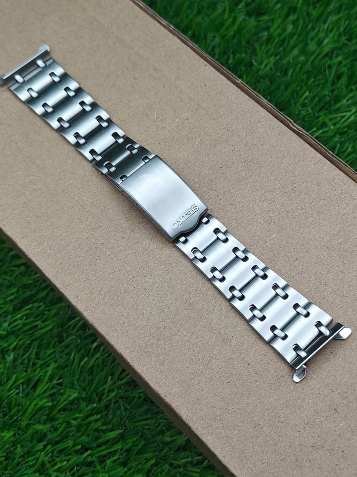 Vintage Seiko Bruce Lee 20mm Bracelet Rail Road SS 6139-6017 6139-6011 6139-6019 - Image 4 of 4