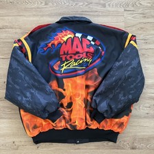 Mac Tools racing flame logo Racing Denim Jacket with Flame Logo — listing 3