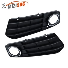 Paar Nebelscheinwerfer Blende Vorne Gitter Für Audi A4 09-11 Stoßstangengitter