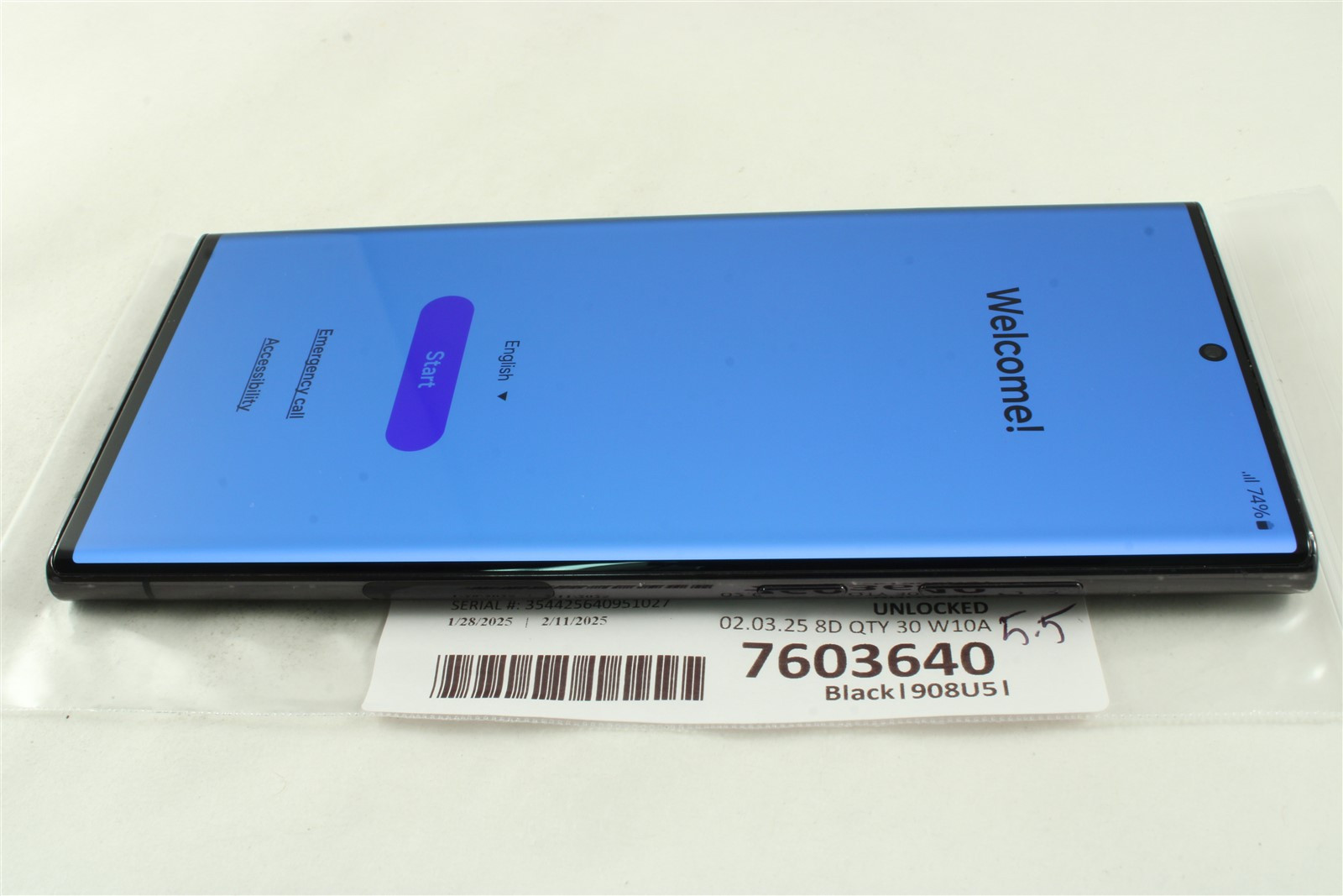 Samsung Galaxy S22 Ultra 5G 512GB Black - Unlocked AT&T T-Mobile Verizon 7603640