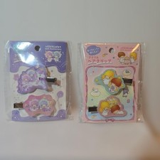 Sanrio Little Twin Stars 50th Anniv Acrylic Hair Clip, New, Collectible