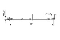 Bosch Bremsschlauch 1987481A54