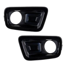 For Nissan Titan/Titan XD 2018 2019 Fog Light Trim Driver & Passenger Side Pair