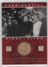 2002 Topps American Pie Presidential First Pitch Relics Franklin D Roosevelt 3hd