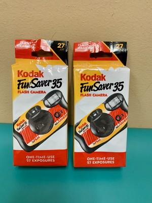 Kodak Fun Saver Disposable Camera 35mm 27 Exposures Exp 7/05 Lot Of 2