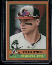 2025 Topps Heritage - Tyler O’Neill - 246 Orange Chrome /25 - Baltimore Orioles