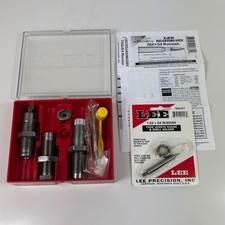 Lee Precision 90731 Pacesetter 3-die Set 7.62x54mmr Plus Case Length Guage Lee Precision 90731 Pacesetter 3-die Set 7.62x54mmr Plus Case Length Guage