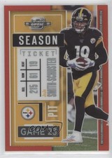 2020 Contenders Optic Season Ticket Red Prizm 42/125 JuJu Smith-Schuster #49 6ns