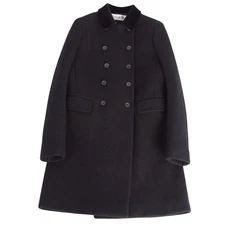 Christian Dior Coat 2019 Long Wool Outerwear Women I40 (m) Black Used MOLO-0