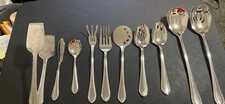 reed and barton stainless serving utensils set
