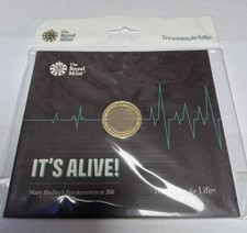 2018 £2 - FRANKENSTEIN TWO POUNDS - BRILLIANT UNCIRCULATED - BU COIN PACK