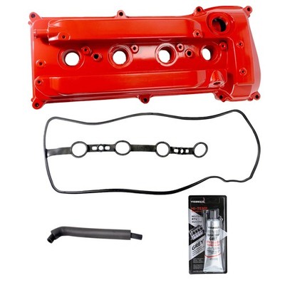 Valve Cover Red w/ Gasket&Hose for Toyota Camry Highlander RAV4 Scion tC xB 2.4L