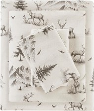 Cotton Sheet Set Cottage Charms Print, 100 Cotton Flannel Sheets Warm Fuzzy B