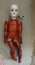 Antique 22" German Bisque Head Doll with Compos Body Armand Marseille