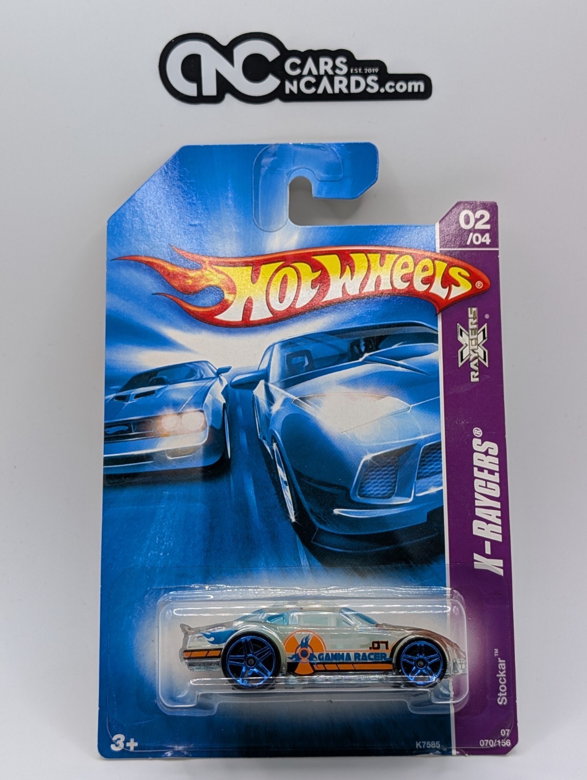 2007 Hot Wheels X-Raycers 2/4 Stockar 70/156 (Card Damage)
