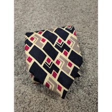 Format Mens Silk Necktie Geometric Abstract N...