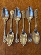 F. Fred Conraetz (Wiedeń) - zestaw łyżek (6 sztuk) wzór rokokowy/kwiatowy