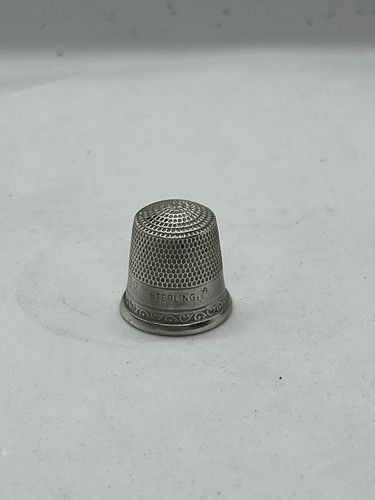15 antike Sterling Silber Fingerhüte variieren Größe & Detail BONUS EXTRA WERBUNG! - Bild 18 von 24