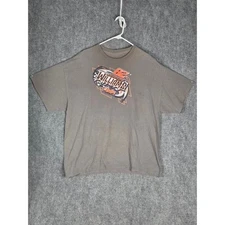 Mens Gray Williams Racing T Shirt Paul Hodge 82 Shelby Motorsport Graphic Tee