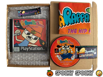 Parappa the Rapper PS1 - UK PAL sehr guter Zustand CIB - hochwertige Verpackung - Sendungsverfolgung