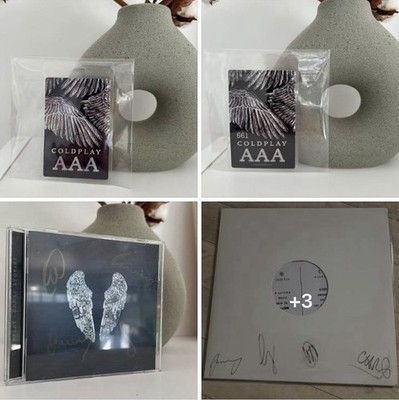 Coldplay Test Pressing Signed + CD Album Signed + Pass AAA