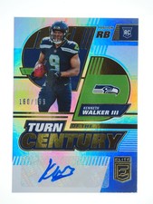 2022 Panini Donruss Elite Turn of the Century Kenneth Walker III RC Auto 160/199