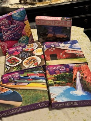 5 Puzzlebug De Luxe 350 Pieces 20inx12in And 1 Puzzle 500 Pueces