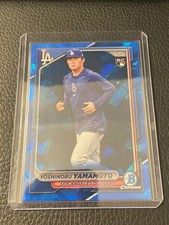 2024 Bowman Chrome Sapphire Yoshinobu Yamamoto Image Variation SP RC #73