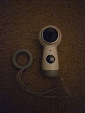 Samsung Gear 360 4K Spherical VR Camera - Model SM-R210 AS IS W/carrying Pouch