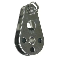 Ronstan Rf418c Wire Block, Wire Rope, 1/8 In Max Cable Size, 990 Lb Max Load,