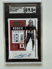 2020 Panini Contenders #290 A.J. Terrell Auto SGC 9.5