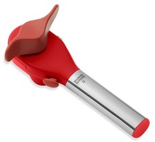 Kuhn Rikon Deluxe Auto Safety LidLifter/Can Opener, Red and Silver